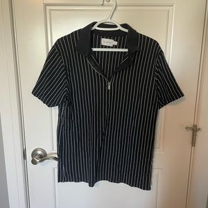 Topshop Collared Tee Shirt